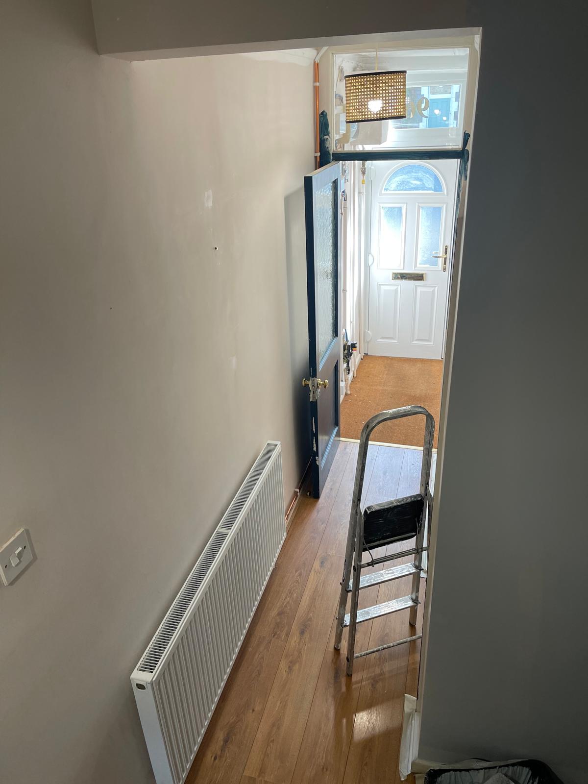 Home 34 Hallway painting project in BS7 Bristol UK