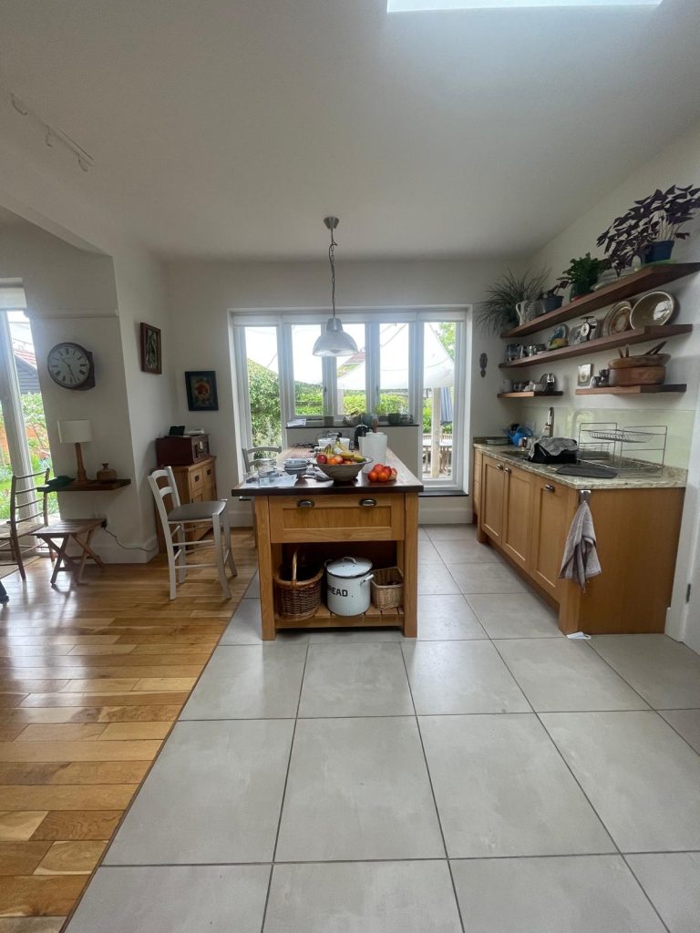 Kitchen painting project in Kellaway Avenue BS6 Bristol with fresh walls and clean finish