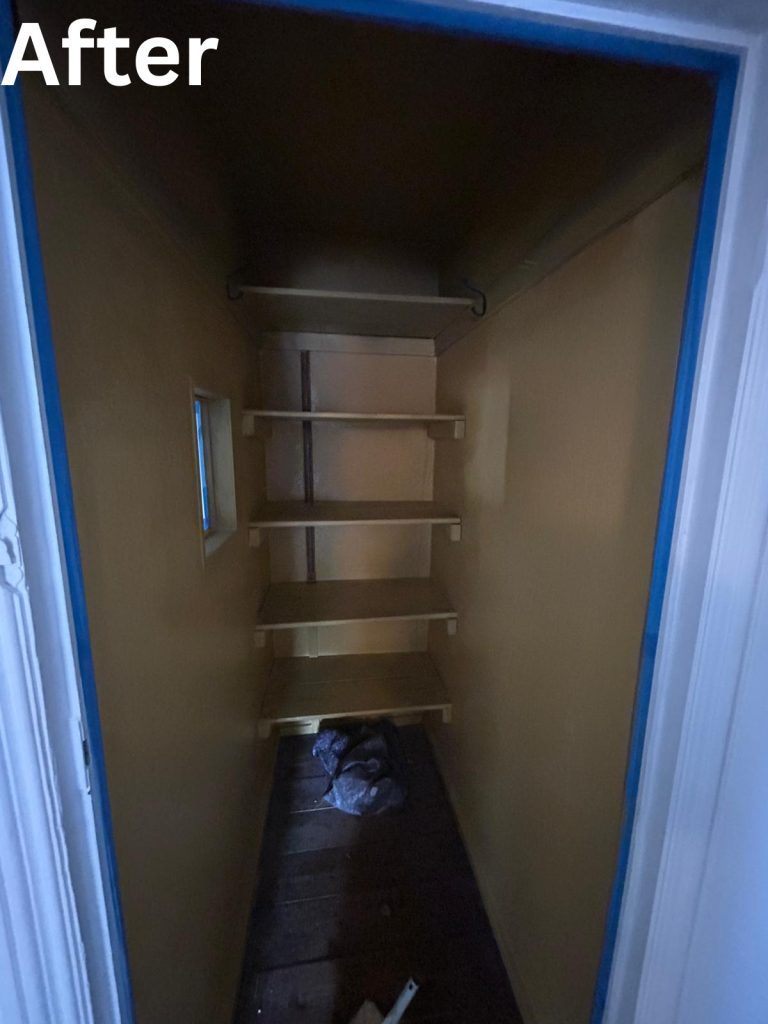 After finish paint storage room in Redland Bristol BS6