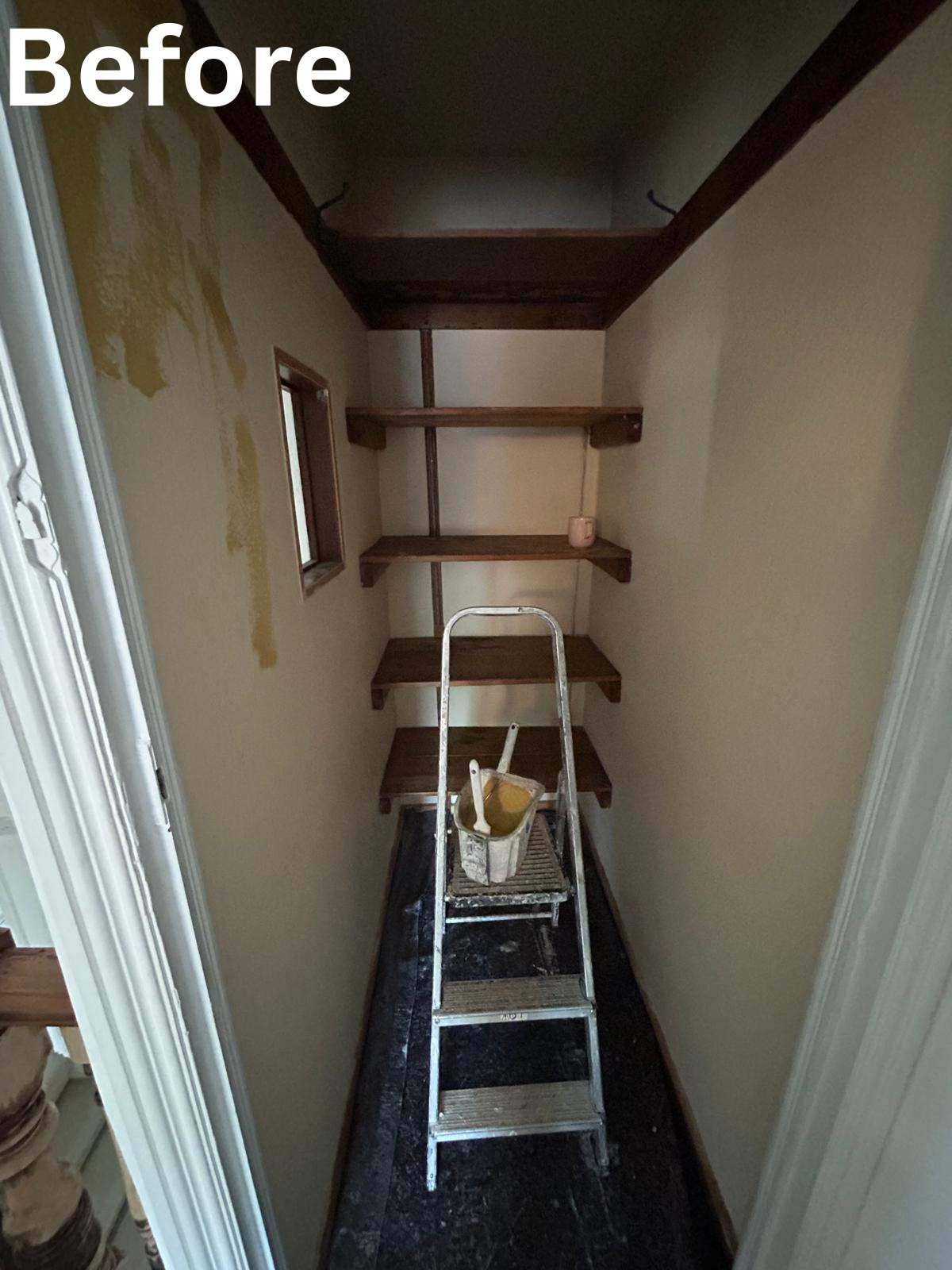 Before undercoating storage room painting in Redland Bristol BS6